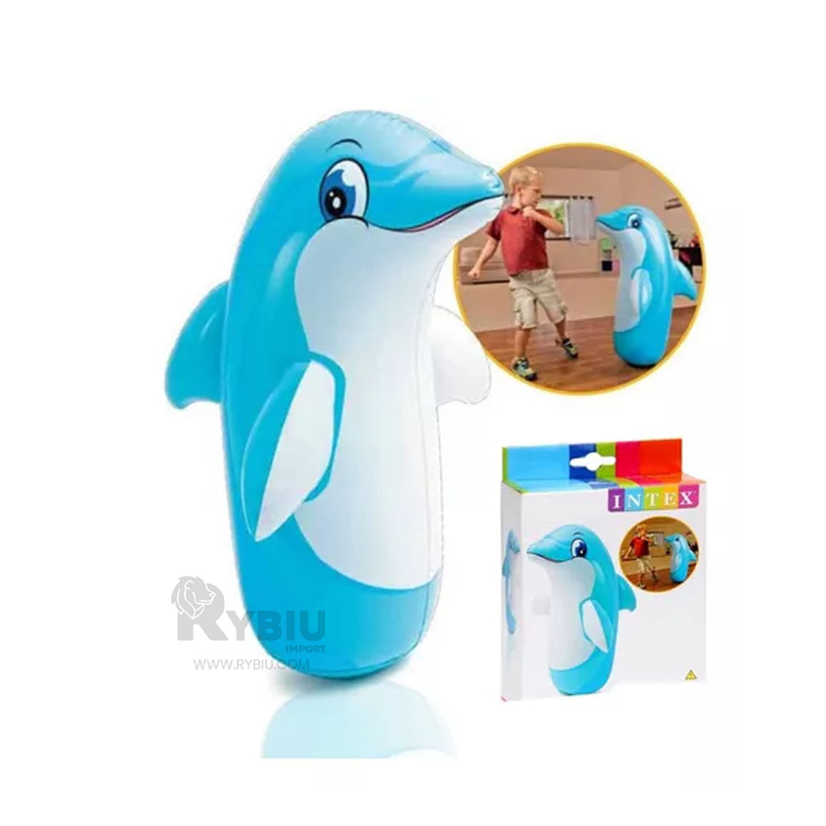 Muñeco Colorido con Diseño de Delfin Y+Post-it adhesivos