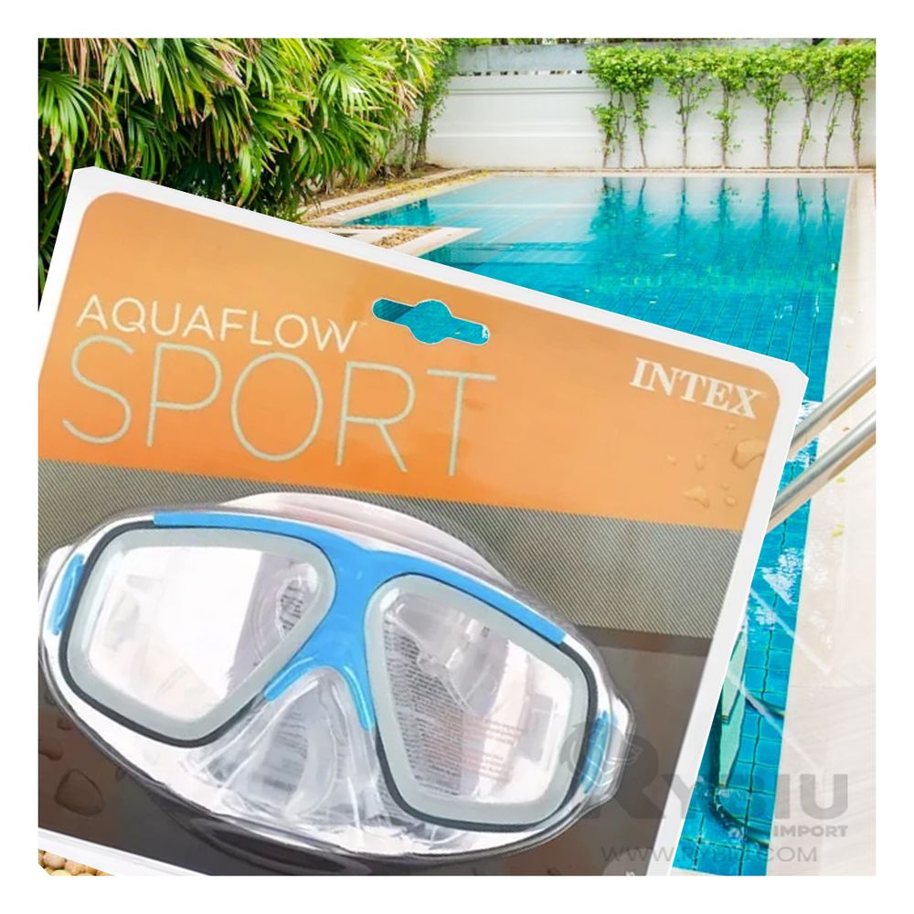 Lentes Adaptables para Nadar Celeste Y+Papel de Regalo Lentes Adaptables para Nadar Celeste Y+Papel de Regalo