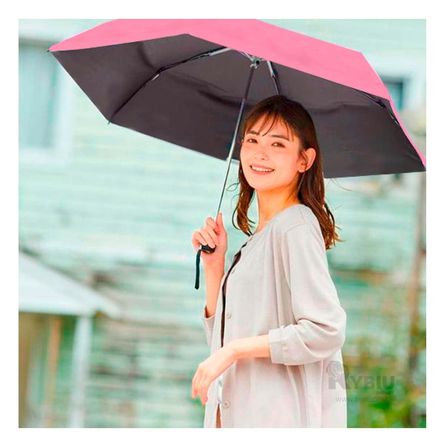 Sombrilla Facil de Utilizar en Rosado Y+Regalo Stickers Sombrilla Facil de Utilizar en Rosado Y+Regalo Stickers