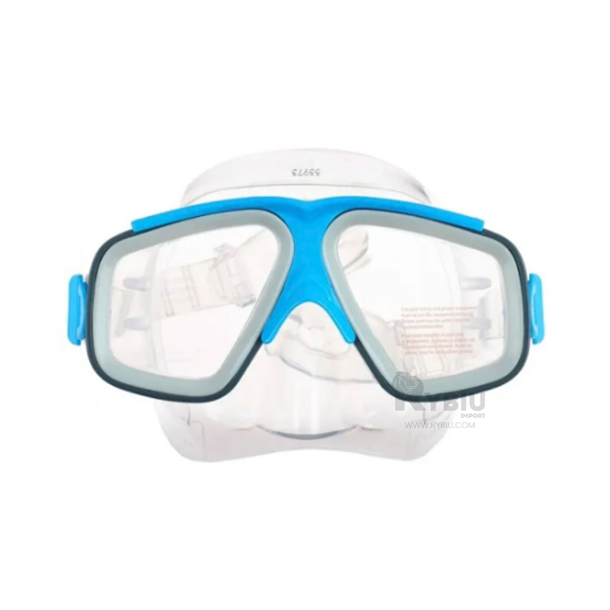 Visor Profundo Lindo Largo en Celeste Y+Post-it adhesivos