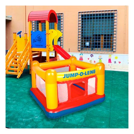 Saltarin Infantil para Fiestas con Tematica de Multicolor Saltarin Infantil para Fiestas con Tematica de Multicolor