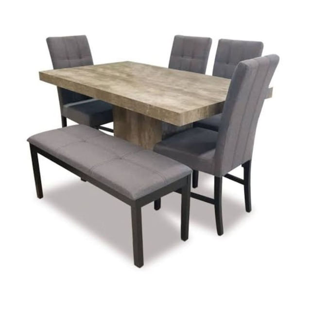 Comedor Mobiliari + 4 Sillas Verona  + Banqueta