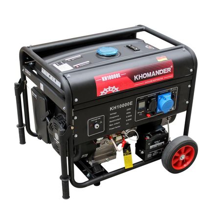 Generador KHOMANDER KH10000E Gasolinero 9000W Arranque Electrico 220V