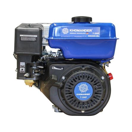 Motor KHOMANDER KH220-BL Gasolinero 7.5 Hp Azul