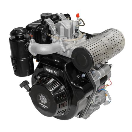 Motor KHOMANDER  KH188FAE  Petrolero 14 Hp  Arranque Electrico