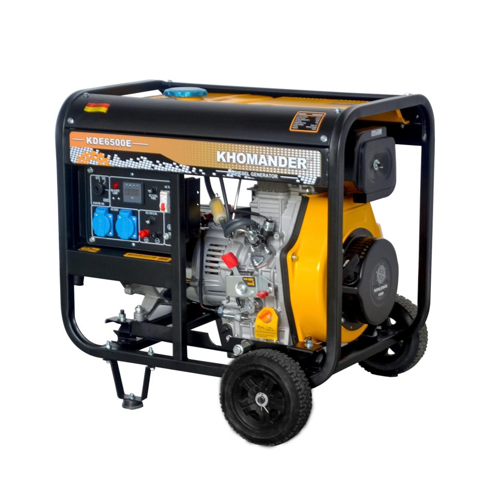 Generador KHOMANDER KDE6500E Diesel 5.5 KW Generador KHOMANDER KDE6500E Diesel 5.5 KW