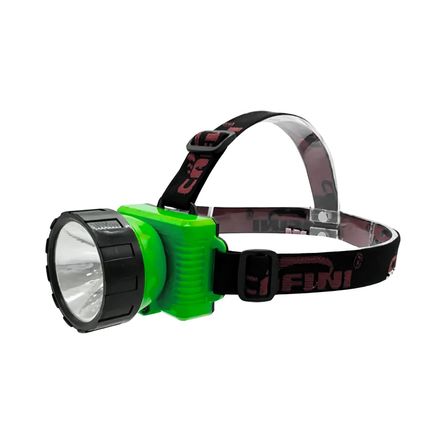 Linterna Frontal 1 LED a Pilas AAA CAFINI CN-L521C VERDE