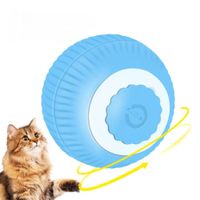 Pelota Interactiva para Gatos Juguete Inteligente Azul d4.3