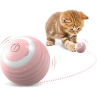Pelota Interactiva para Gato Juguete Inteligente Rosa d4,3