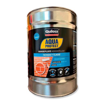 Hidrorepelente Fachadas y Techos Transparente Quilosa x5lts Hidrorepelente Fachadas y Techos Transparente Quilosa x5lts