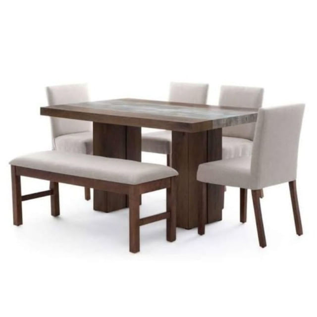 Comedor Mobiliari + 4 Sillas Hannah + Banqueta