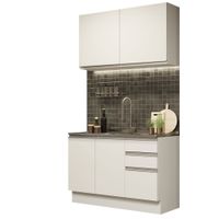 Mueble de Cocina Integral Glamy 120 cm Blanco 09