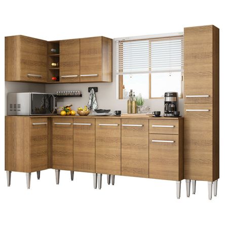 Mueble de Cocina Integral Emilly Water 325 cm Marrón 02