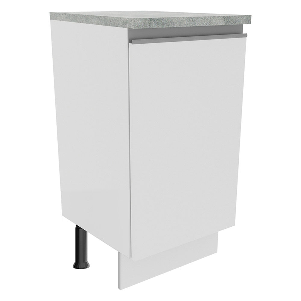 Mueble de Cocina 1 Puerta Glamy 40 cm Blanco