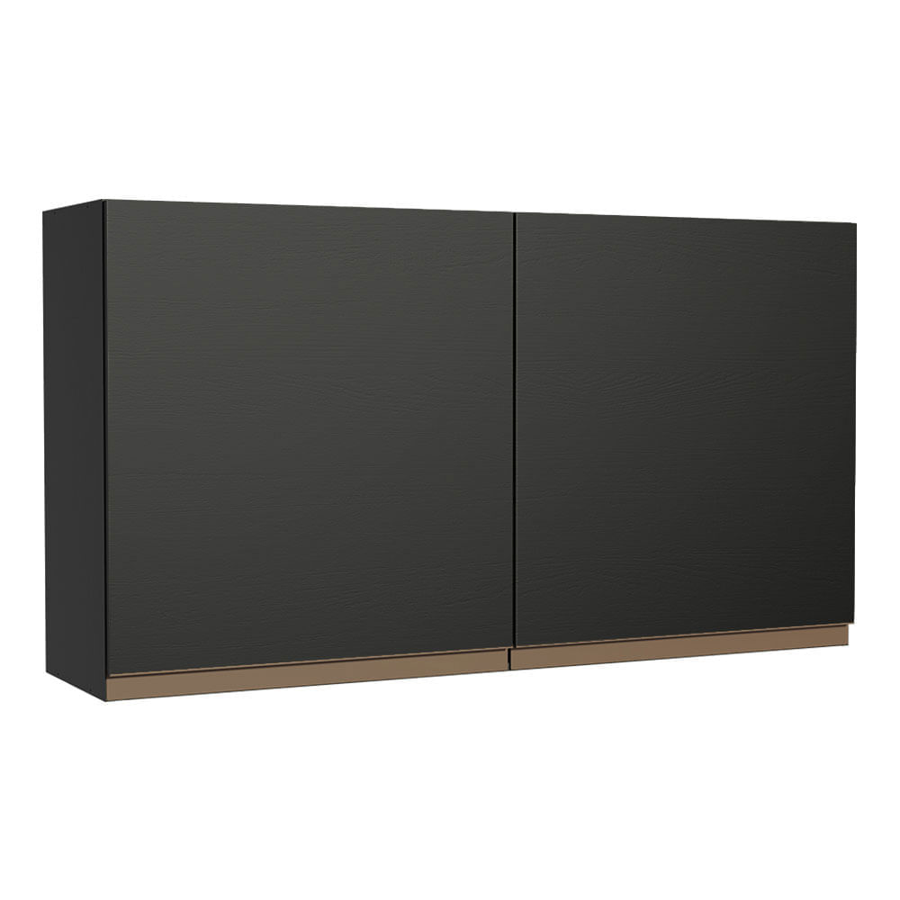 Alacena de Cocina 2 Puertas Reims 120 cm Negro Alacena de Cocina 2 Puertas Reims 120 cm Negro