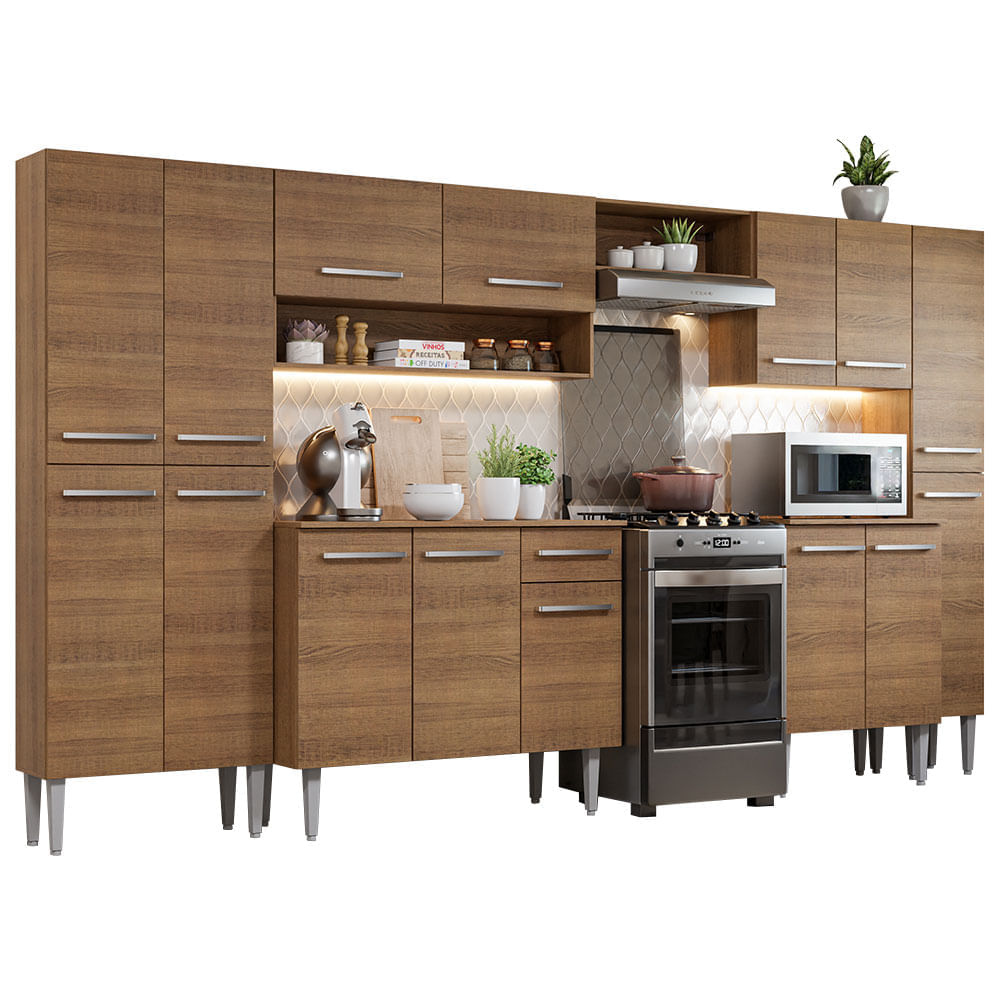 Mueble de Cocina Emilly Joy 325 cm Marrón 01