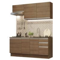 Mueble de Cocina Integral Glamy 180 cm Marrón 13