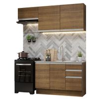 Mueble de Cocina Integral Glamy 180 cm Marrón 09