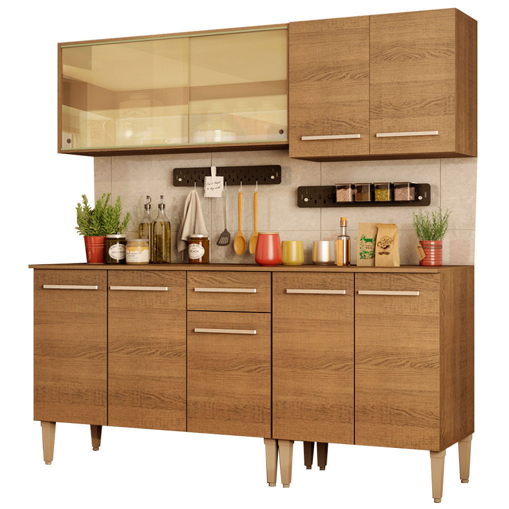 Mueble de Cocina Integral Emilly Drive 169 cm Marrón 04