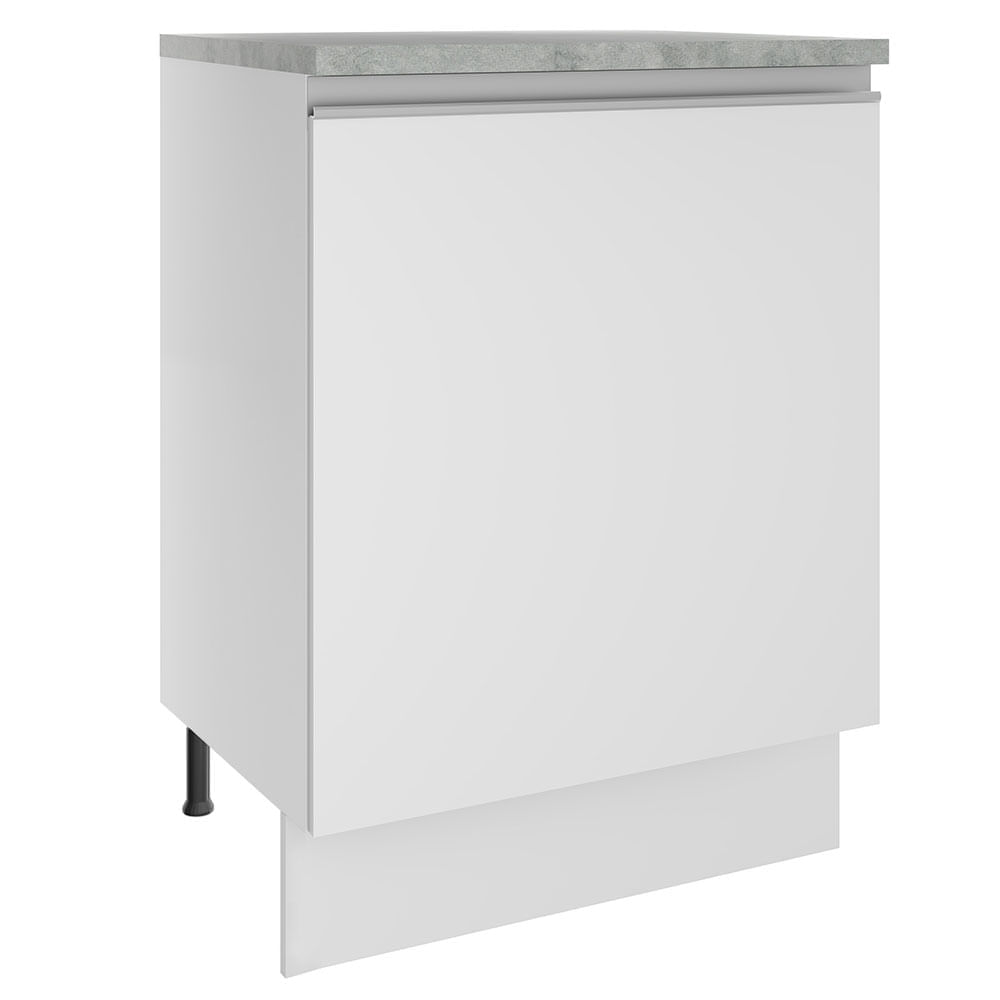 Mueble de Cocina 1 Puerta Glamy 60 cm Blanco Mueble de Cocina 1 Puerta Glamy 60 cm Blanco