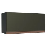 Alacena de Cocina de Cocina 1 Puerta Abatible Reims 70 cm Negro