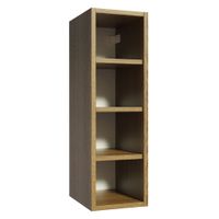 Alacena de Cocina Porta Botellas con 4 Nichos 20 cm Marrón