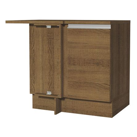 Mueble de Cocina Esquinero 1 Puerta Glamy 94 cm Marrón Mueble de Cocina Esquinero 1 Puerta Glamy 94 cm Marrón
