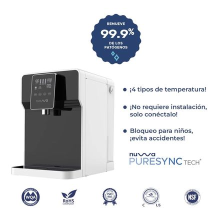 Filtro Purificador de agua Sistema de ósmosis inversa portátil NUWA Filtro Purificador de agua Sistema de ósmosis inversa portátil NUWA