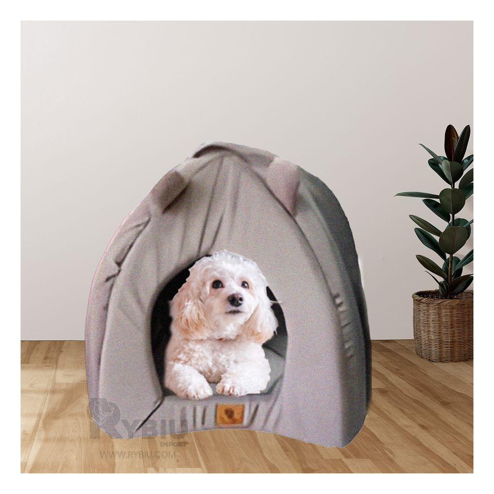 Cama Iglu Cama Para Perros Cerrada Cama Mascota Iglu Talla M Plomo
