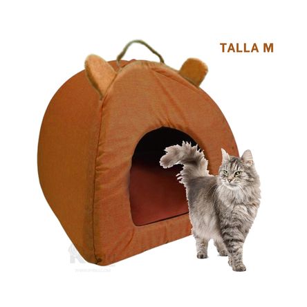 Casita Portati para Canes Talla M Marron Y+Post-it adhesivos
