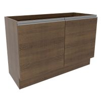 Mueble de Cocina 2 Puertas Glamy 120 cm Marrón