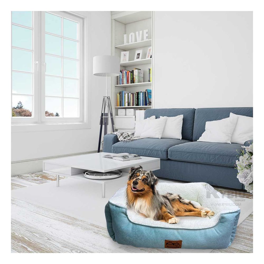 Cama para Perro de Color Verde Hade y Perla Talla XL Cama para Perro de Color Verde Hade y Perla Talla XL