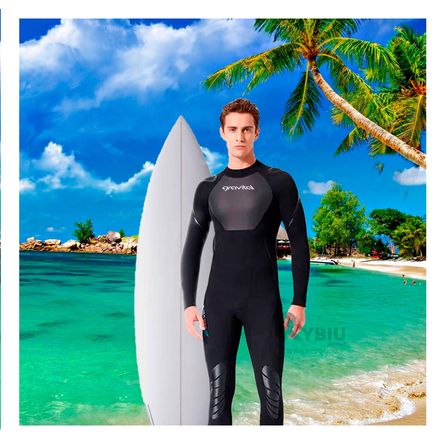 Traje para Surf de Color Negro Talla M Y+Papel de Regalo Traje para Surf de Color Negro Talla M Y+Papel de Regalo