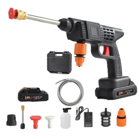 Pistola Hidrolavadora 90V Inalambrica Pulverizador Potente de Auto Camioneta Motos SUV y mas