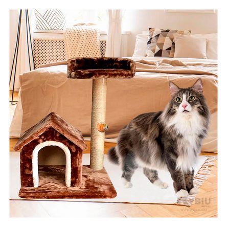 Gym para Entretenimiento Gatuno Marron Y+Regalo Stickers Gym para Entretenimiento Gatuno Marron Y+Regalo Stickers