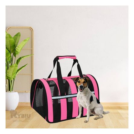 Mochila Compacta para Mascota Color Fucsia Y+Regalo Agendita Mochila Compacta para Mascota Color Fucsia Y+Regalo Agendita
