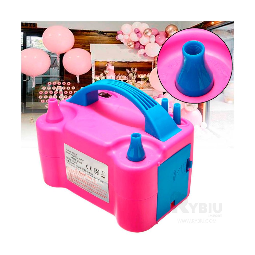 Inflador para Fiestas de Globos en Fucsia Y+Regalo Stickers Inflador para Fiestas de Globos en Fucsia Y+Regalo Stickers