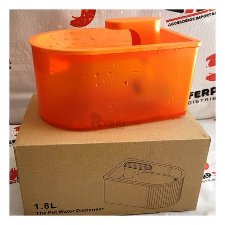 Fuente Innovadora para Animales en Naranja Y+Regalo Agendita