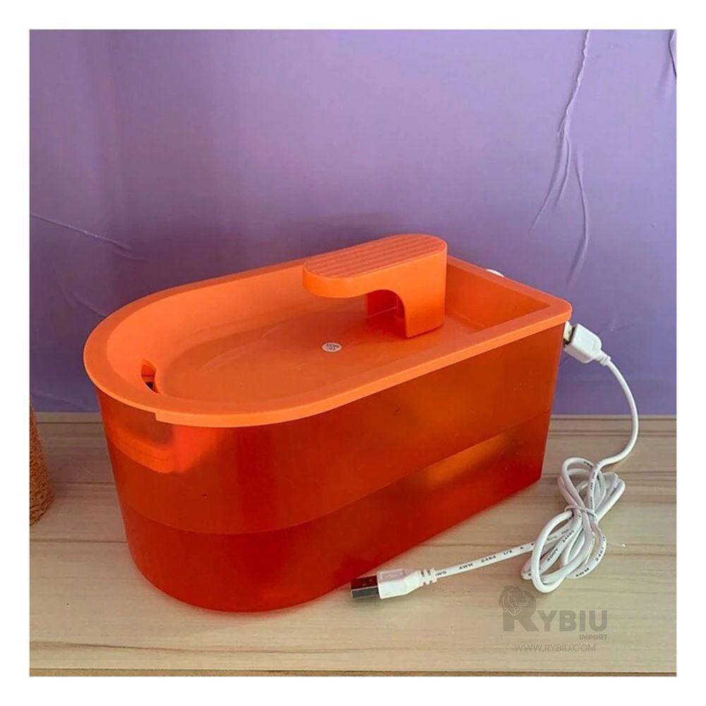 Fuente Grande de Mascota en Color Naranja Y+Papel de Regalo Fuente Grande de Mascota en Color Naranja Y+Papel de Regalo