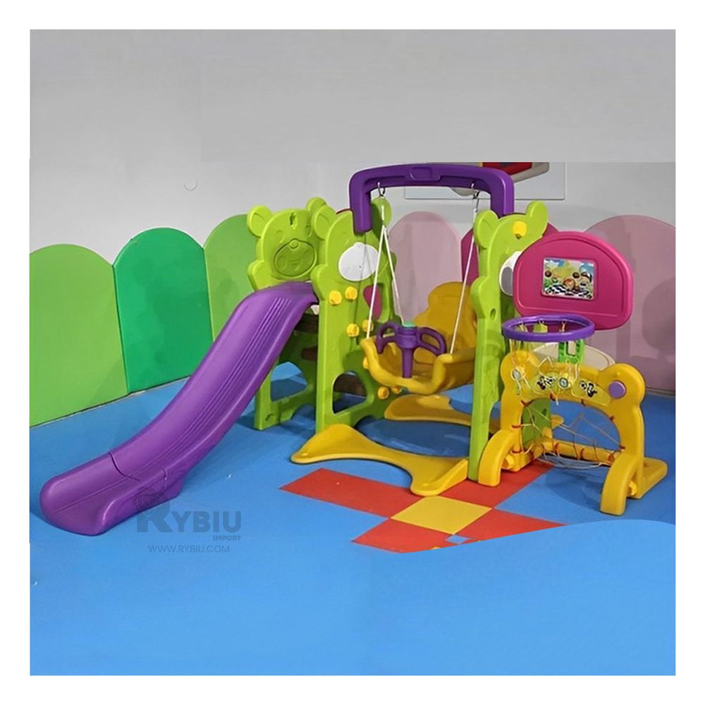 Juego de Resbaladera para Infantes y Pequeños en Multicolor Juego de Resbaladera para Infantes y Pequeños en Multicolor