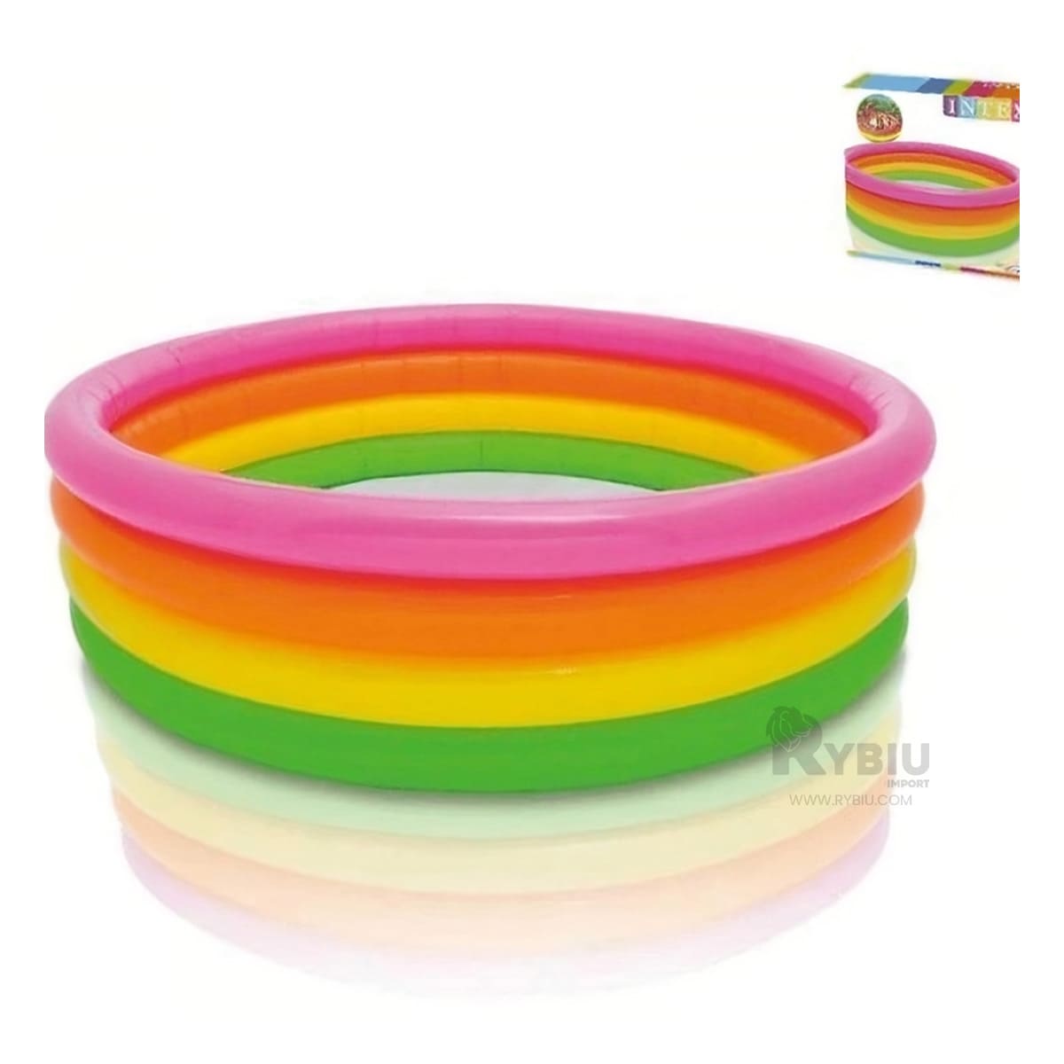 Estanque Seguro de Niños Multicolor Y+Ligas de Regalo