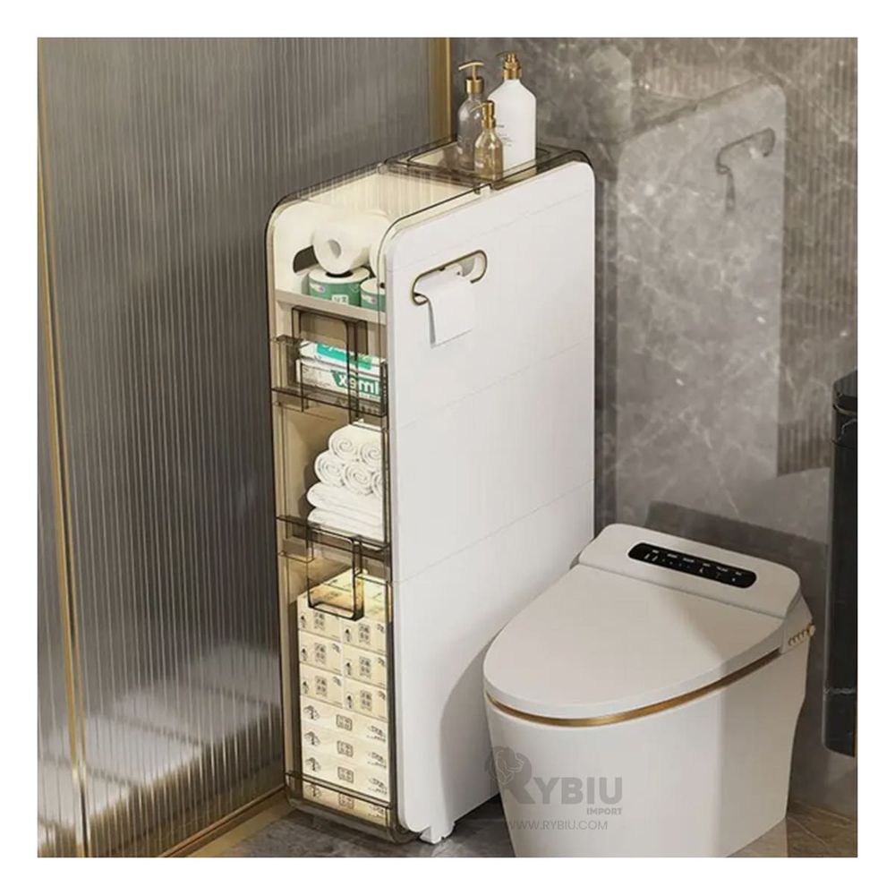 Armario Organizador de 3 Niveles con Puertas de Blanco Armario Organizador de 3 Niveles con Puertas de Blanco