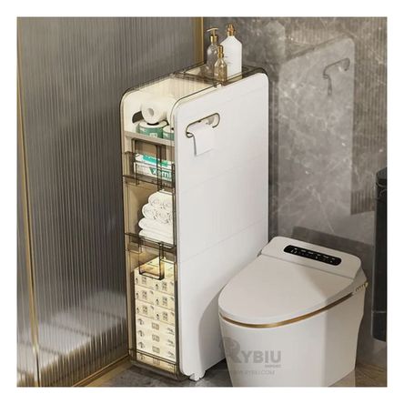 Armario Organizador de 3 Niveles con Puertas de Blanco Armario Organizador de 3 Niveles con Puertas de Blanco