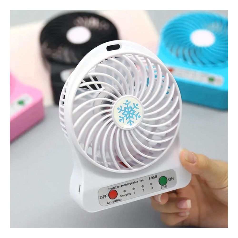 Ventilador de Carga Rapida en Color Blanco Y+Papel de Regalo Ventilador de Carga Rapida en Color Blanco Y+Papel de Regalo