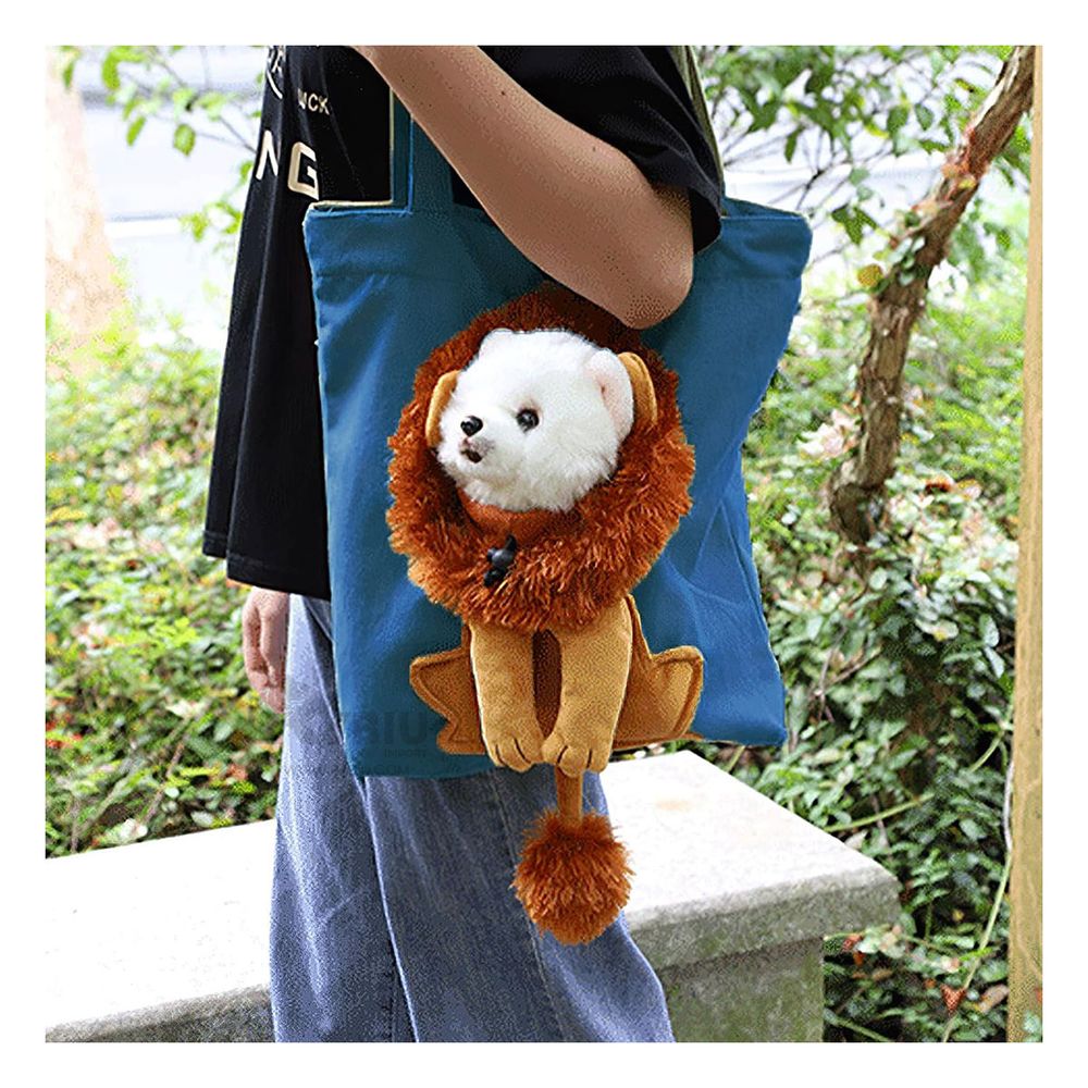 Cartera Transportadora en Forma de Leon Color Azul Cartera Transportadora en Forma de Leon Color Azul