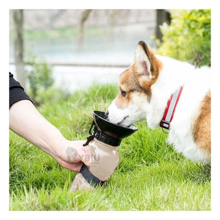 Aqua Dog Botella para Agua de Mascotas de Color Gris Aqua Dog Botella para Agua de Mascotas de Color Gris