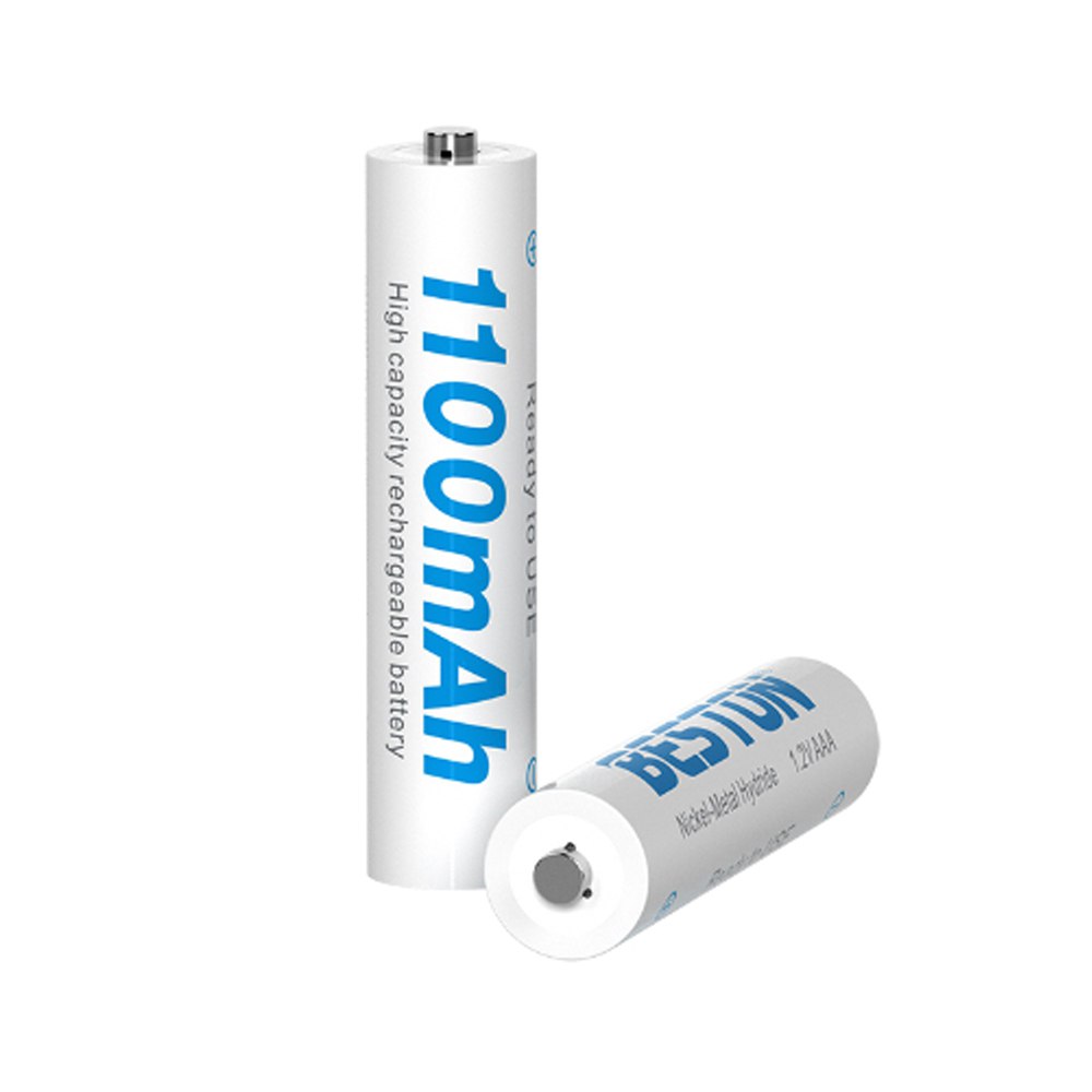 2 Baterias de Litio Recargable AAA Pilas 1.2V 1100mAh BESTON 2 Baterias de Litio Recargable AAA Pilas 1.2V 1100mAh BESTON