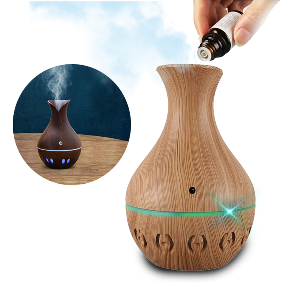 Humidificador difusor de aroma con luz led ultrasónico aromaterapia