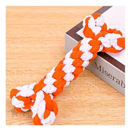 Juguete Resistente en Forma de Hueso para Perros Naranja Juguete Resistente en Forma de Hueso para Perros Naranja