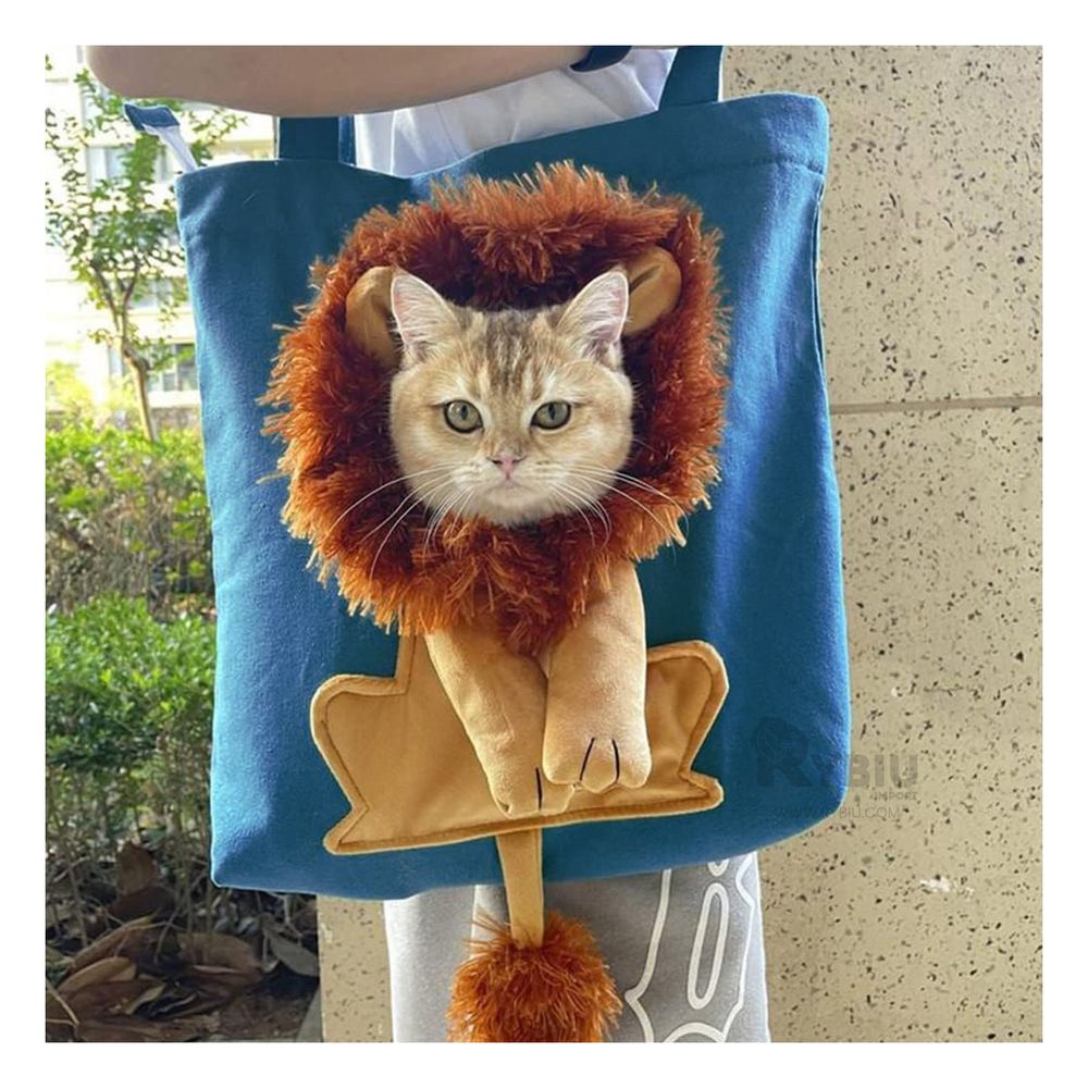 Cartera Resistente para Gatos de Color Azul Y+Agendita Cartera Resistente para Gatos de Color Azul Y+Agendita